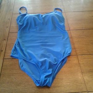 Catalina 10-12 Blue one piece swimsuit.